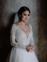 Groom shaving his beard for his wedding